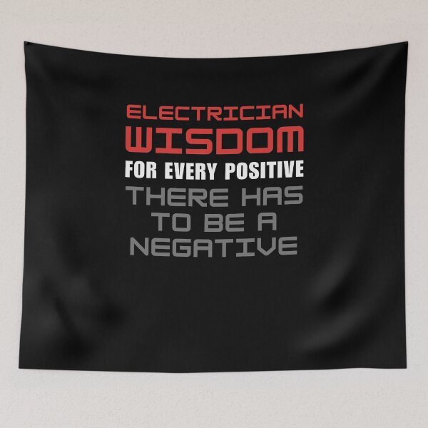 Item preview, Electrician wisdom designed and sold by BritishDelights.