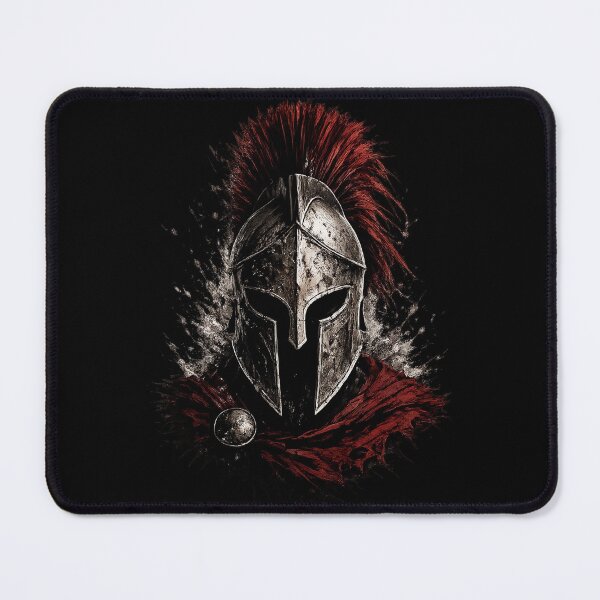 Item preview, Spartan Warrior Helmet – Dark Battle Armor Design designed and sold by MarketWolf.