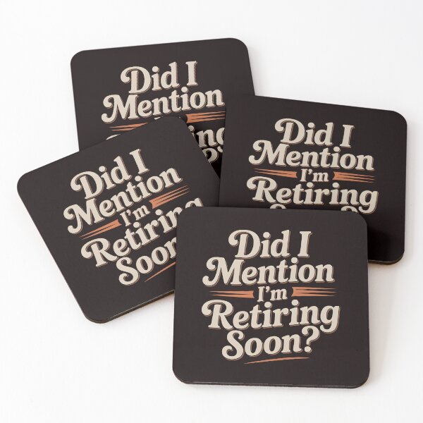 Item preview, Did I Mention I’m Retiring Soon Retro – Funny Retirement Countdown Humor designed and sold by Redgiant87x.