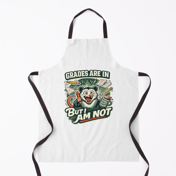 Item preview, Grades Are In Opossum Teacher: World's Okayest Burnout Humor designed and sold by chattsuede.