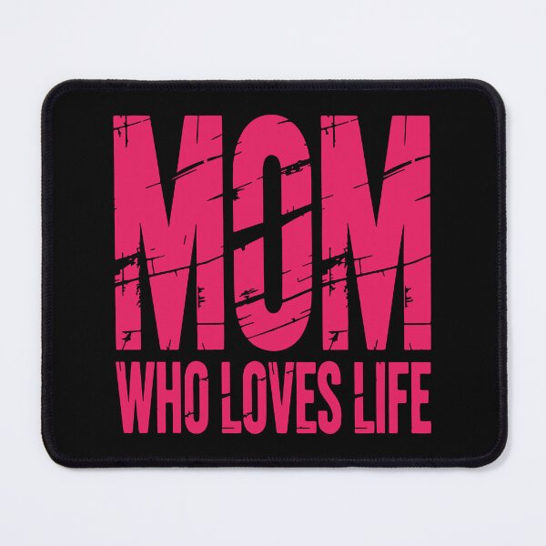Item preview, Mom Who Loves Life - Bold Pink Energetic Mom Gift Design designed and sold by cabana.space.