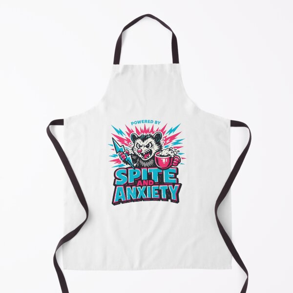 Item preview, Powered By Spite And Anxiety Opossum Coffee Humor designed and sold by chattsuede.