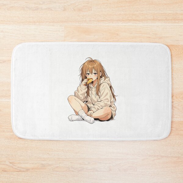 Item preview, Anime Girl Eating Tacos – Sleepy Vibes designed and sold by AMICO77.