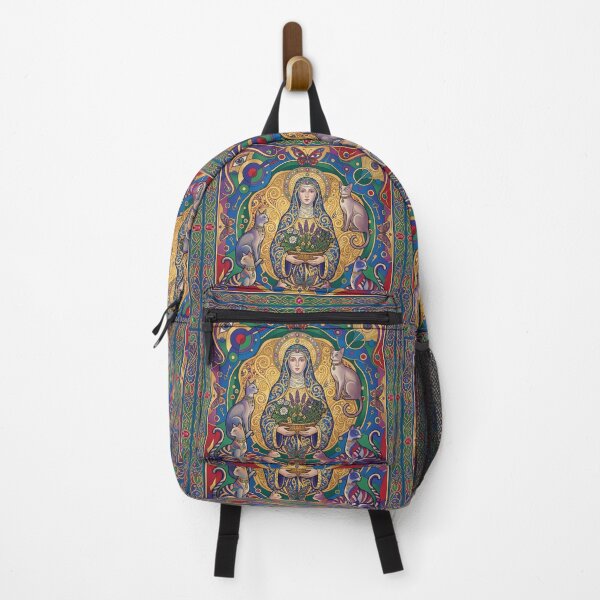 Item preview, Saint Gertrude of Nivelles with cats. designed and sold by Natalia-Vlad.