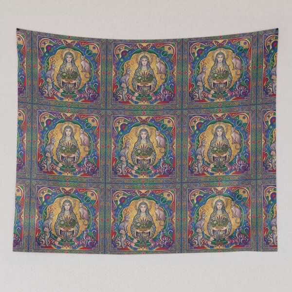 Item preview, Saint Gertrude of Nivelles with cats. designed and sold by Natalia-Vlad.