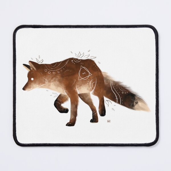 Item preview, Fox Spirit - Watercolor Illustration - Thérian designed and sold by InkAndFurStudio.