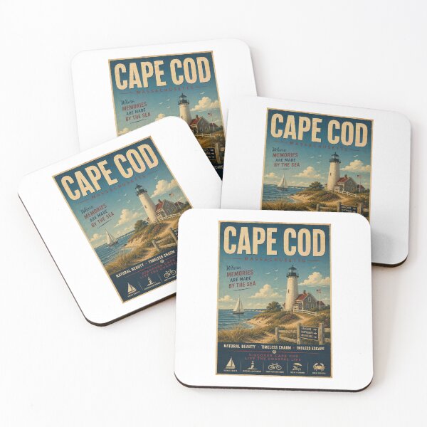 Item preview, Cape Cod Retro travel poster designed and sold by JBWphotos.