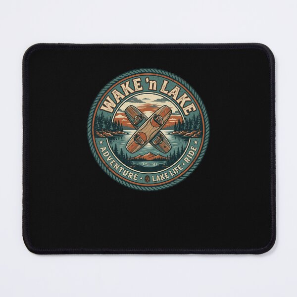 Item preview, WAKE 'n LAKE Adventure Lake Life Ride Wakeboarding designed and sold by snowry.