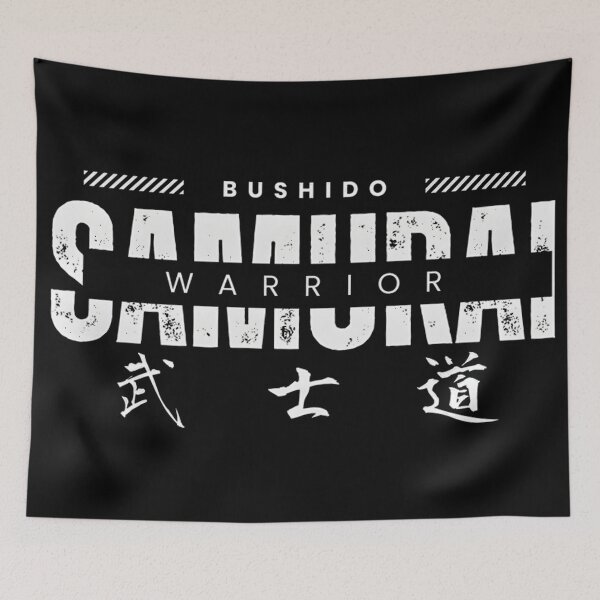 Item preview, Bushido Samurai Warrior Grunge Typography designed and sold by Ahmed-G-Designs.