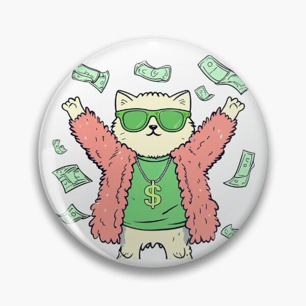 Item preview, The Hustle Cat designed and sold by StickerRaven.