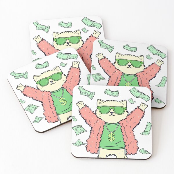 Item preview, The Hustle Cat designed and sold by StickerRaven.