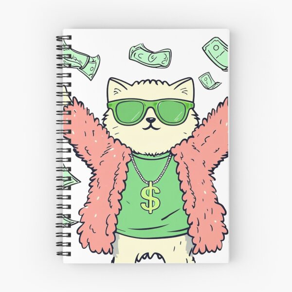 Item preview, The Hustle Cat designed and sold by StickerRaven.