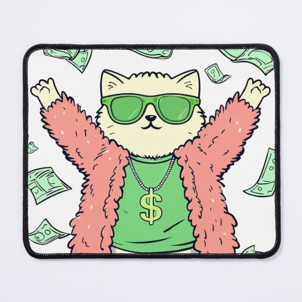Item preview, The Hustle Cat designed and sold by StickerRaven.