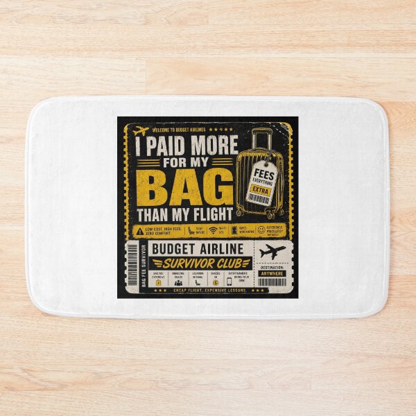 Item preview, Budget Airline Bag Fee Survivor Ticket designed and sold by Kupeliemre.