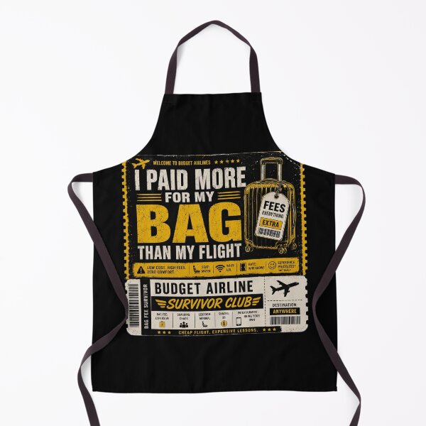 Item preview, Budget Airline Bag Fee Survivor Ticket designed and sold by Kupeliemre.