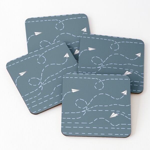 Item preview, Paper Planes -  Blue on Navy designed and sold by MelnDesign.