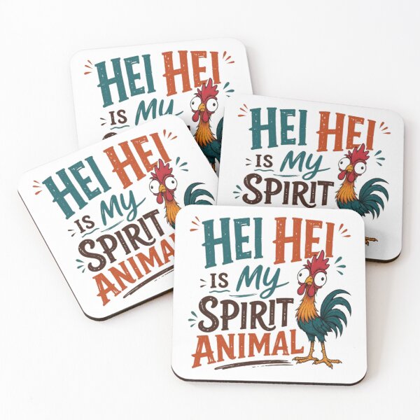 Item preview, Hei Hei is My Spirit Animal designed and sold by Caffeine & Chaos.