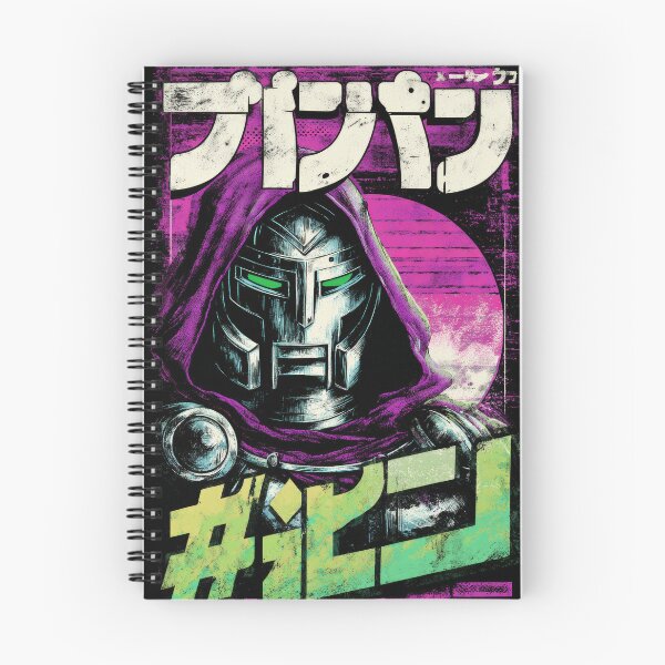 Item preview, Neon Dr.Doom Retro Poster  designed and sold by AnimeArsenalPrints.