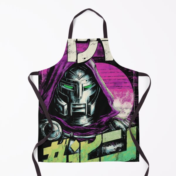 Item preview, Neon Dr.Doom Retro Poster designed and sold by AnimeArsenalPrints.
