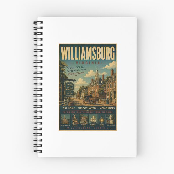 Item preview, Williamsburg Retro travel poster designed and sold by JBWphotos.