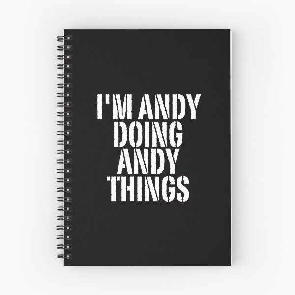 Item preview, I'M ANDY DOING ANDY THINGS Shirt Funny Christmas Gift Idea designed and sold by WeirdlyRare.