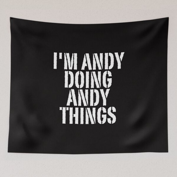 Item preview, I'M ANDY DOING ANDY THINGS Shirt Funny Christmas Gift Idea designed and sold by WeirdlyRare.