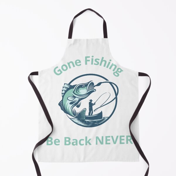Item preview, Gone Fishing, Be Back Never Funny Fishing T-Shirt designed and sold by WearFine.