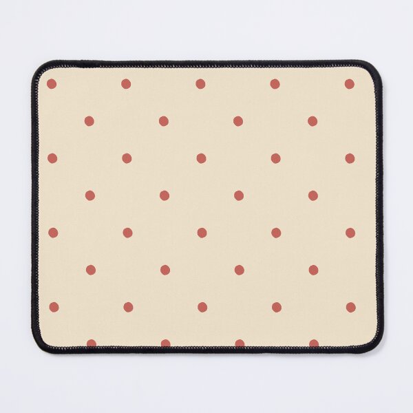 Item preview, Terracotta Polka Dots on Cream | Gift for Best Friend | Vintage Red Dots Cream Pattern | Gift for Her | Boho Terracotta Polka Dots | Gift for Students | Aesthetic Terracotta and Beige Pattern designed and sold by VivaFy.