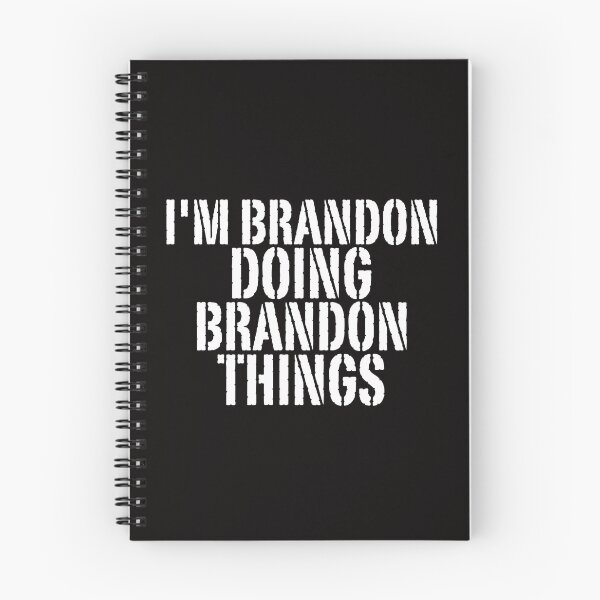 Item preview, I'M BRANDON DOING BRANDON THINGS Shirt Funny Christmas Gift Idea designed and sold by WeirdlyRare.