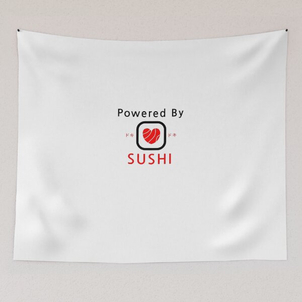 Item preview, Powered By Sushi designed and sold by Kal-El-Tees.
