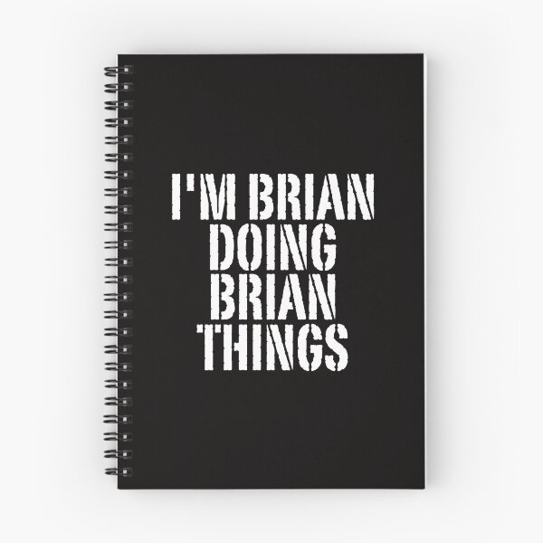 Item preview, I'M BRIAN DOING BRIAN THINGS Shirt Funny Christmas Gift Idea designed and sold by WeirdlyRare.