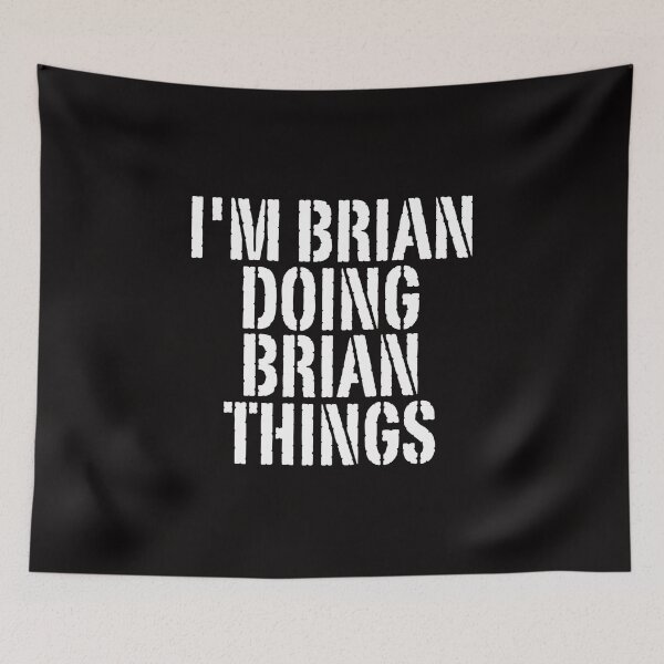 Item preview, I'M BRIAN DOING BRIAN THINGS Shirt Funny Christmas Gift Idea designed and sold by WeirdlyRare.