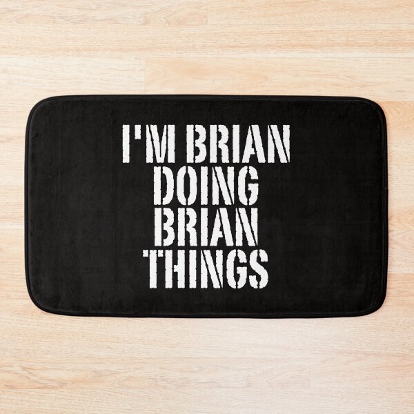 Item preview, I'M BRIAN DOING BRIAN THINGS Shirt Funny Christmas Gift Idea designed and sold by WeirdlyRare.