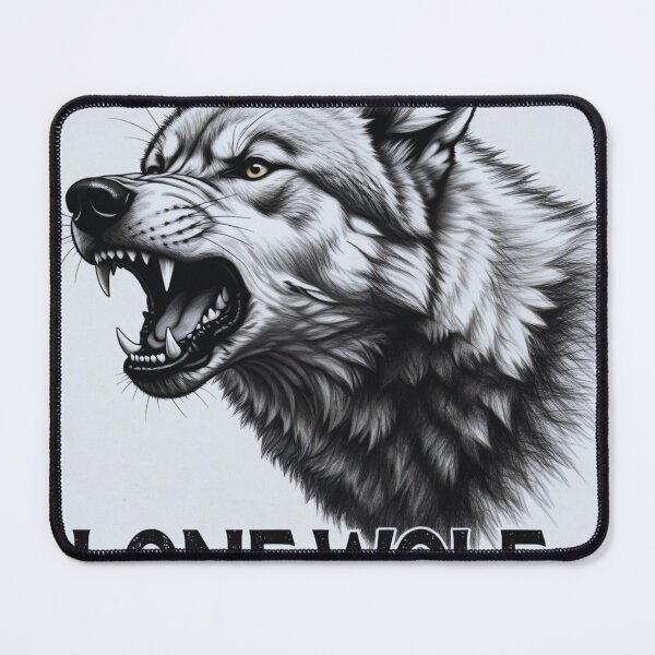 Item preview, Silent Alpha Wolf Sketch – Hyper Realistic Pencil Wildlife Art designed and sold by Henrylifestyle2.