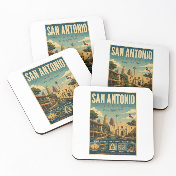 Item preview, San Antonio Retro travel poster designed and sold by JBWphotos.