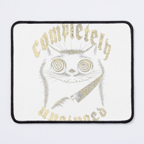 Item preview, Completely Unhinged Hypnotic Cat designed and sold by VibeThread Studio.