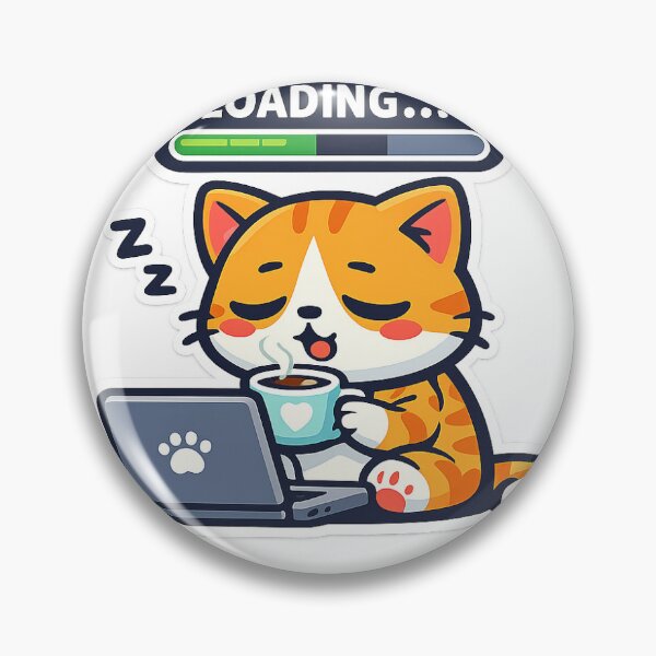 Item preview, loading cat designed and sold by Rikkimaru07.