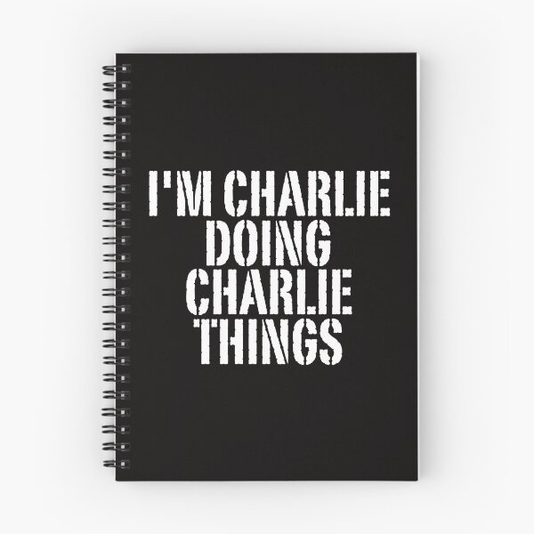 Item preview, I'M CHARLIE DOING CHARLIE THINGS Shirt Funny Christmas Gift Idea designed and sold by WeirdlyRare.