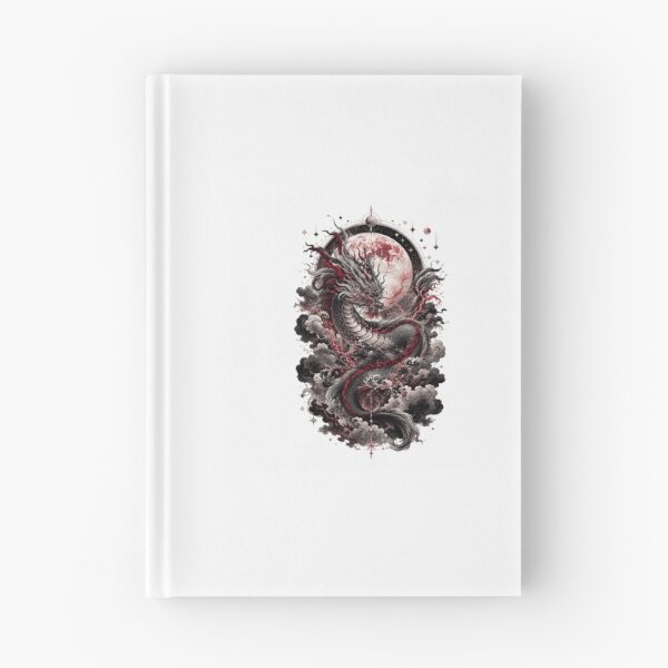 Item preview, Celestial Storm Dragon Moon Japanese Fantasy Art designed and sold by AMICO77.