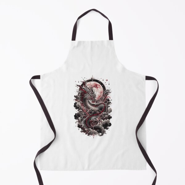 Item preview, Celestial Storm Dragon Moon Japanese Fantasy Art designed and sold by AMICO77.