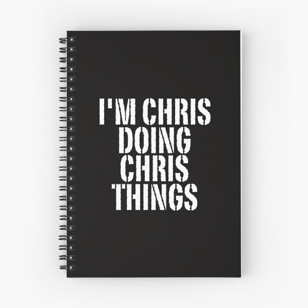 Item preview, I'M CHRIS DOING CHRIS THINGS Shirt Funny Christmas Gift Idea designed and sold by WeirdlyRare.