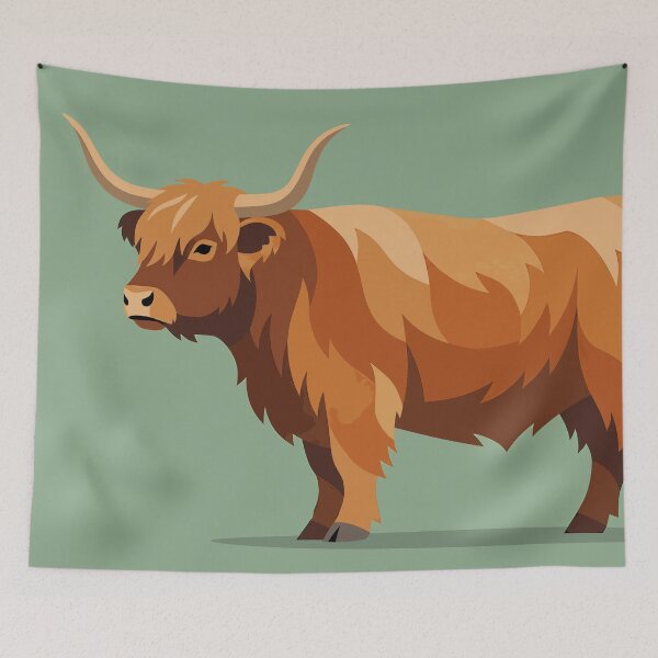 Item preview, Highland Cow designed and sold by BrunoLinuxArt.