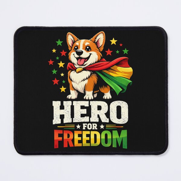 Item preview, Juneteenth Dog Lover Tee, Corgi Hero for Freedom Juneteenth Day T-Shirt, African American Pride Gift Shirt designed and sold by pipolabco.