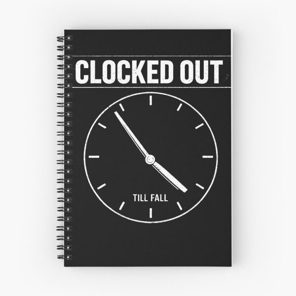 Item preview, Camiseta "Clocked Out Till Fall" (He terminado de trabajar hasta el otoño), regalo divertido para profesores en vacaciones, camiseta gráfica para profesores en vacaciones de verano, camiseta para educadores fuera de servicio. designed and sold by pipolabco.
