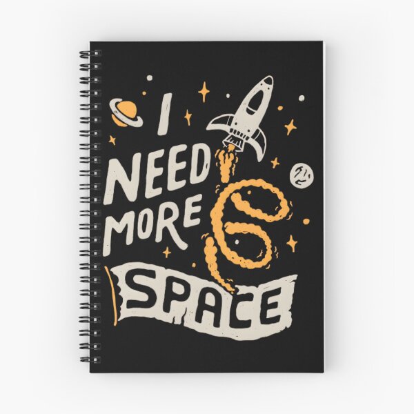 Item preview, I Need More Space - Retro Rocket Typography designed and sold by Ahmed-G-Designs.