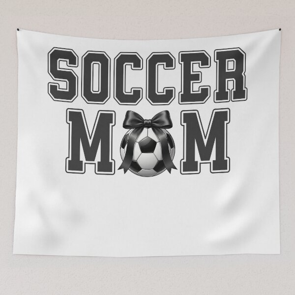 Item preview, Trendy Soccer Mom Bow Graphic designed and sold by Raygunes.
