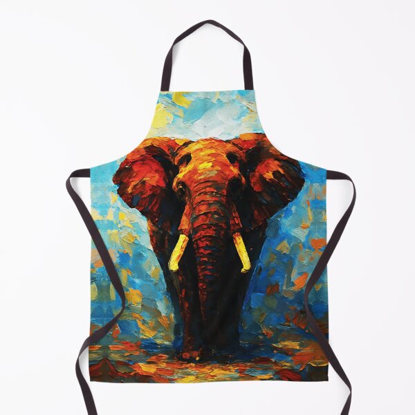 Item preview, Majestic Tusks Sunset Palette Knife designed and sold by RamyGallery.