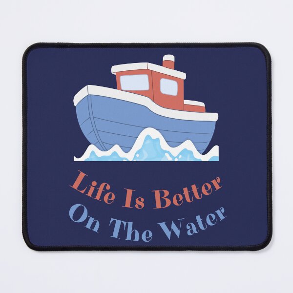 Item preview, Life Is Better On The Water Fishing Boating T-Shirt designed and sold by WearFine.