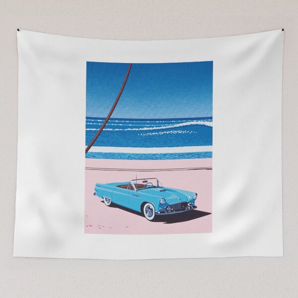 Item preview, Hiroshi Nagai Retro Coastal Drive designed and sold by LaFabricaArt.