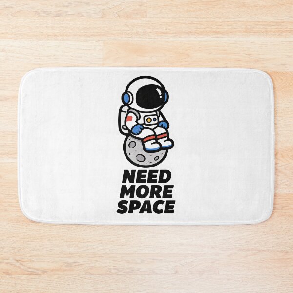 Item preview, Need More Space - Cute Astronaut on the Moon designed and sold by PixelPulseAT.